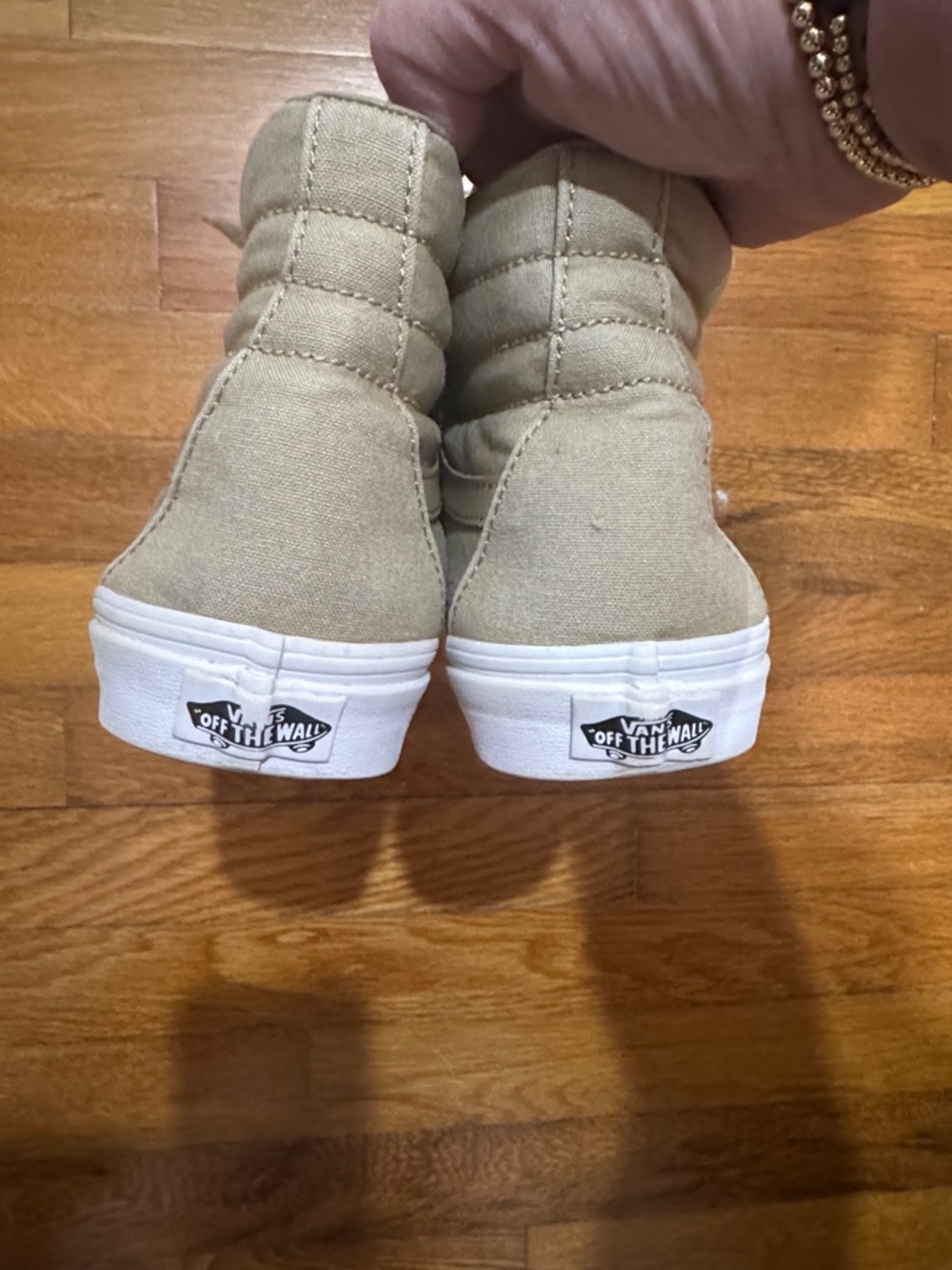 Van’s Tan High-Top Canvas Sneakers - Picture 3 of 7